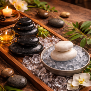 Massage Pierres Chaudes et Froides - 50 heures